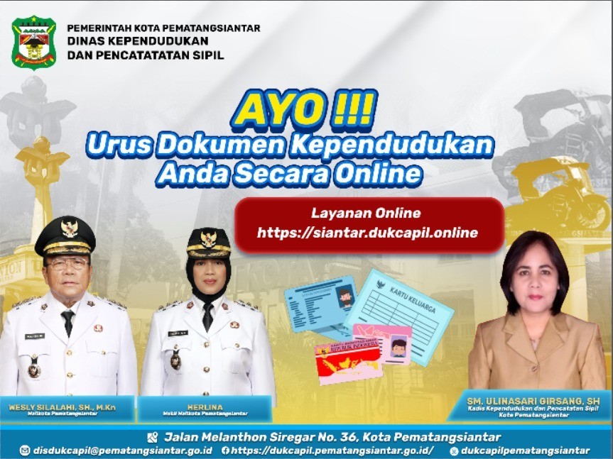 Ayooo urus dokumen kependudukan anda secara online. 